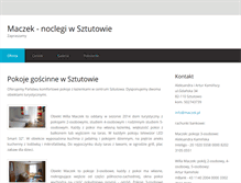 Tablet Screenshot of maczek.pl